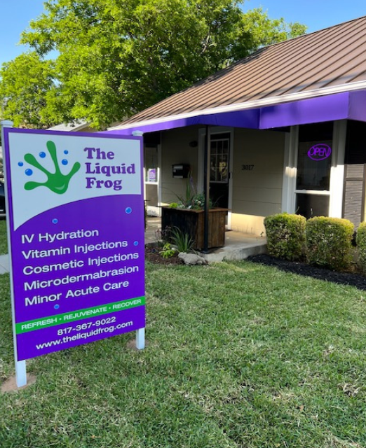 office front liquid frog